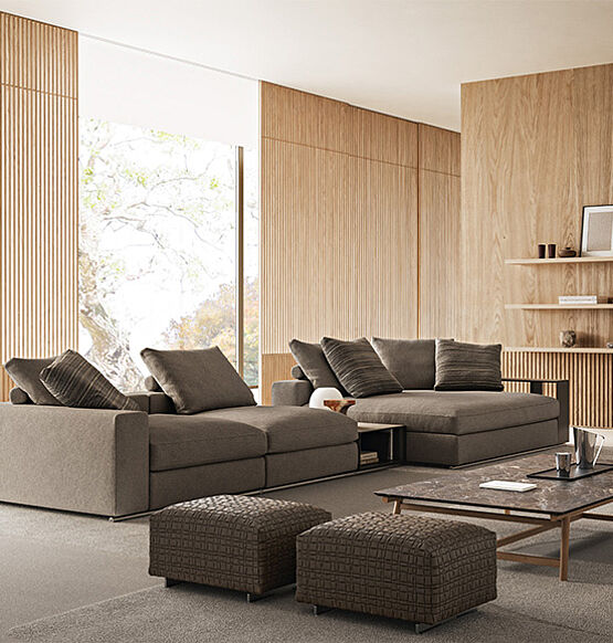 Flexform Groundpiece modular Sofa von Antonio Citterio bei Grünbeck Wien Flexform | Groundpiece modular Sofa neu - die Quintessenz der Bequemlichkeit| Design Antonio Citterio | Langlebige und zeitlose Polstermöbel für höchste Ansprüche | Die Exzellenz des Made in Italy | Im Showroom bei Grünbeck Designers & Interiors in Wien Margareten