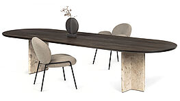 Janua BC 17 Trox Massivholztisch mit edlem Marmorgestell Die Neupräsentation des Janua BC 17 Trox Massivholztisches mit edlem Marmorgestell ist bei Grünbeck Einrichtungen Wien erhältlich